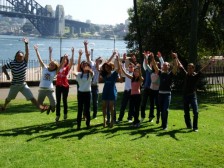 Austrálie Studium ELSIS Studenti v parku